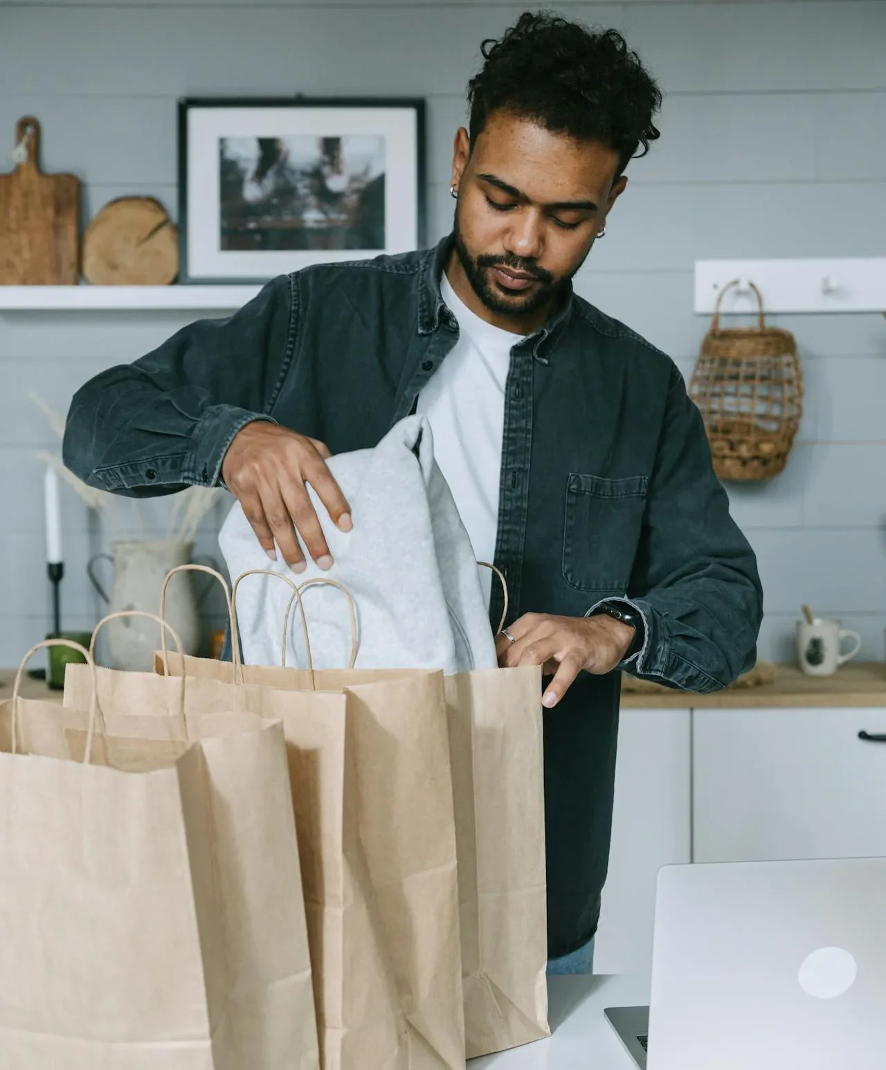 Shopify store owner increasing sales