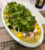 One of my favorite foods, aguachile