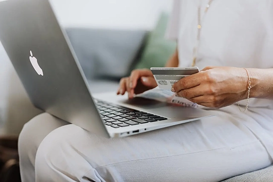 Online Shopper Making An Ecommerce Purchase