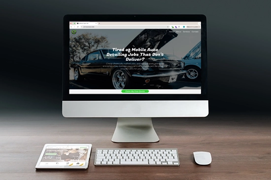 Phil's Auto Spa Landing Page
